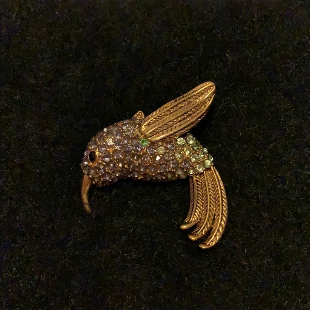 Hummingbird Brooch Monet - Picture 2 of 4
